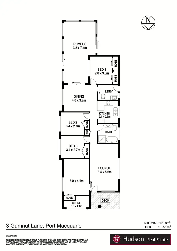 Floorplan of Homely house listing, 3 Gumnut Lane, Port Macquarie NSW 2444