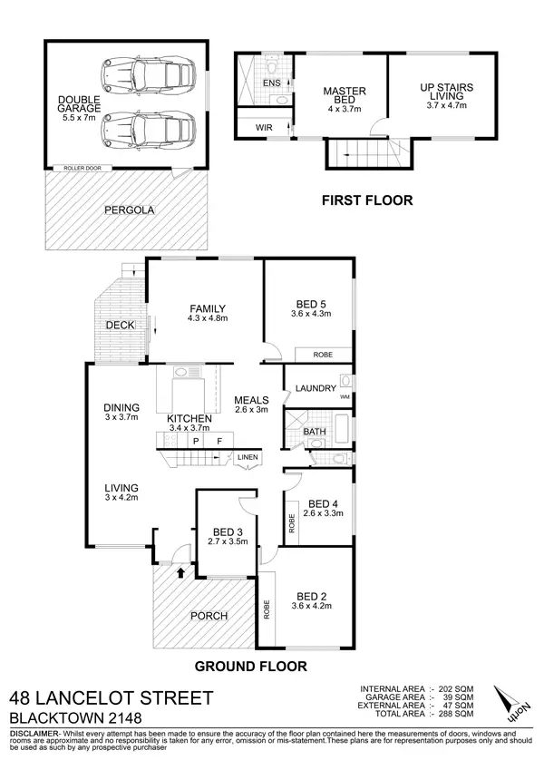 Floorplan of Homely house listing, 48 Lancelot Street, Blacktown NSW 2148