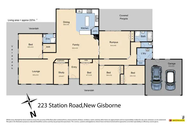 Floorplan of Homely house listing, 223 Station Road, New Gisborne VIC 3438