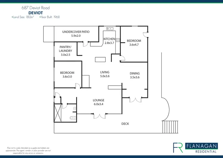 Floorplan of Homely house listing, 687 Deviot Road, Deviot TAS 7275