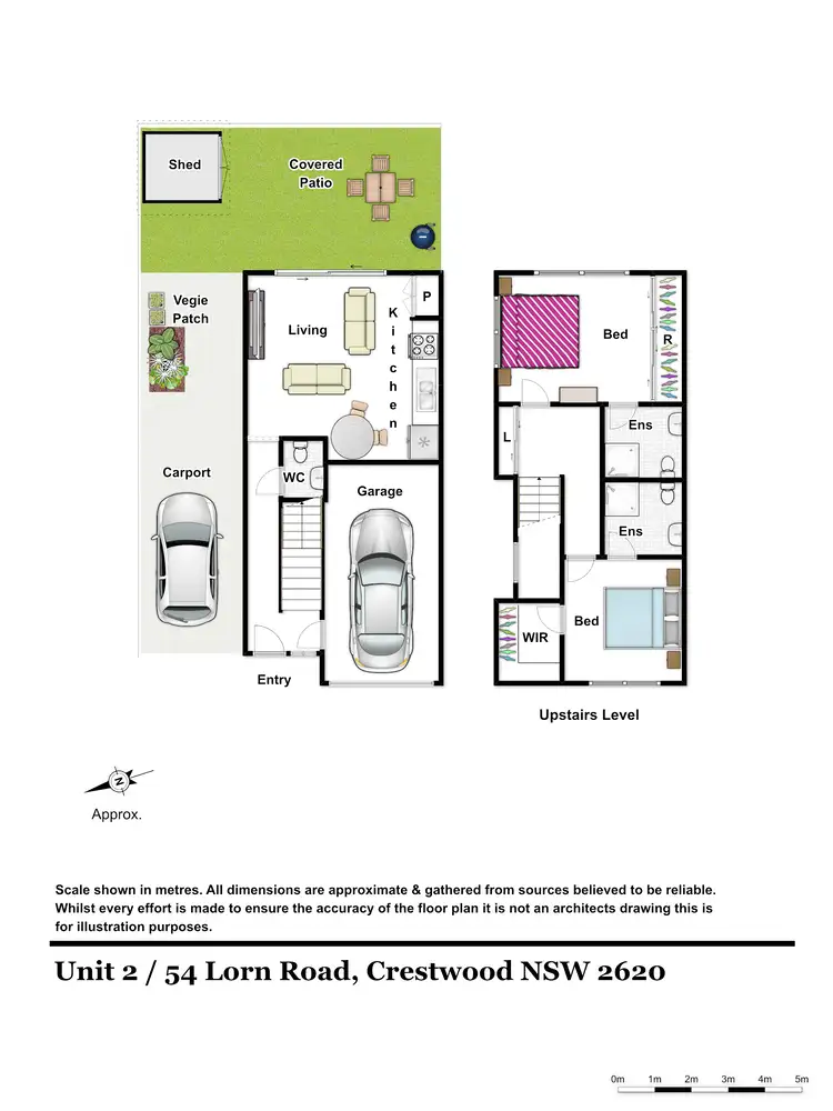 Floorplan of Homely townhouse listing, 2/54 Lorn Rd, Crestwood NSW 2620