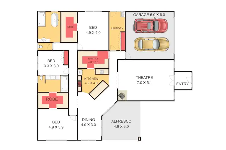 Floorplan of Homely house listing, 18 - 20 Swan Dr, Metung VIC 3904