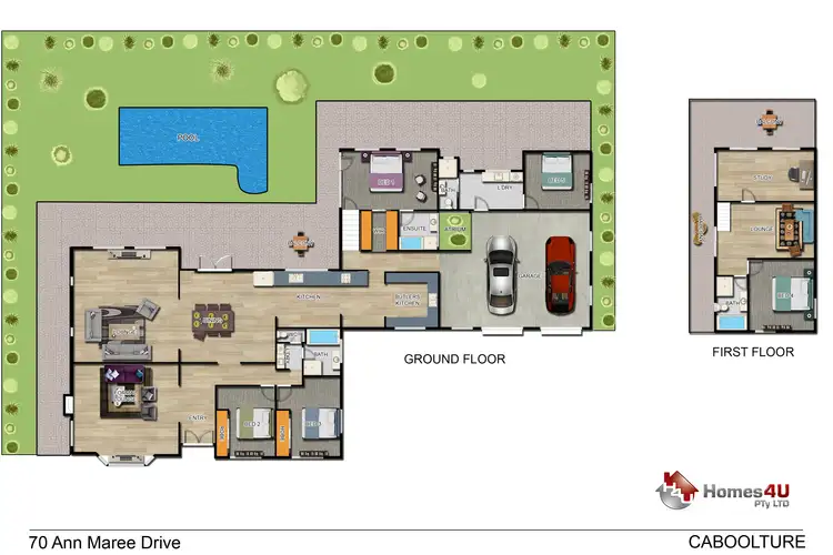 Floorplan of Homely house listing, 70 Ann-Maree Drive, Caboolture QLD 4510