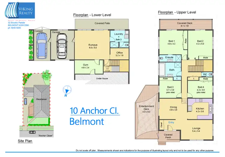 Floorplan of Homely house listing, 10 Anchor Close, Belmont NSW 2280