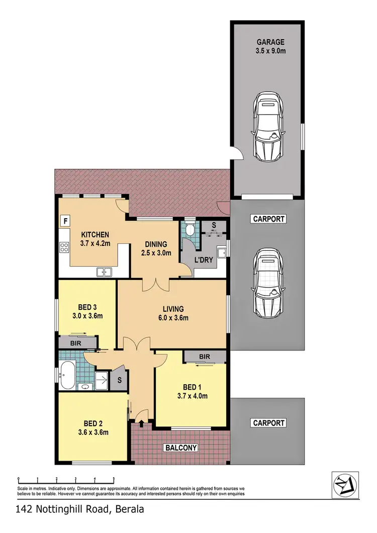 Floorplan of Homely house listing, 142 Nottinghill Road, Berala NSW 2141