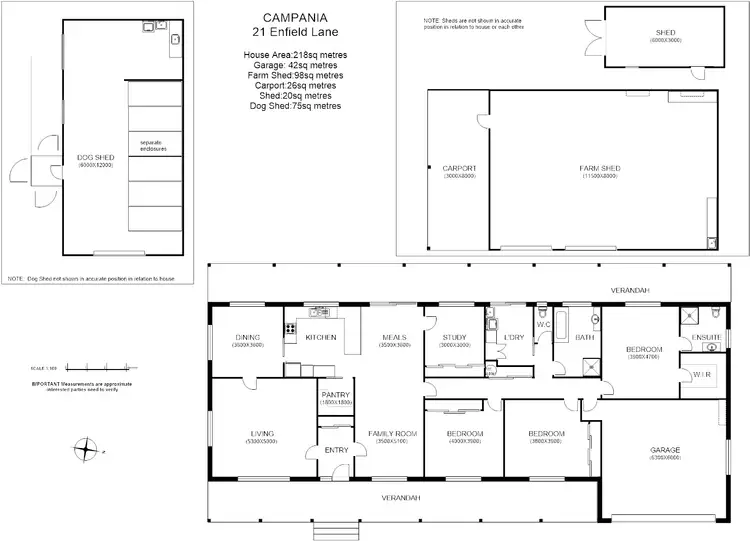 Floorplan of Homely house listing, 21 Enfield Lane, Campania TAS 7026