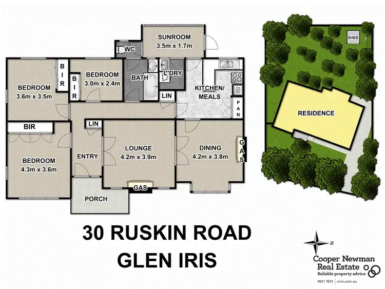 Floorplan of Homely house listing, 30 Ruskin Road, Glen Iris VIC 3146