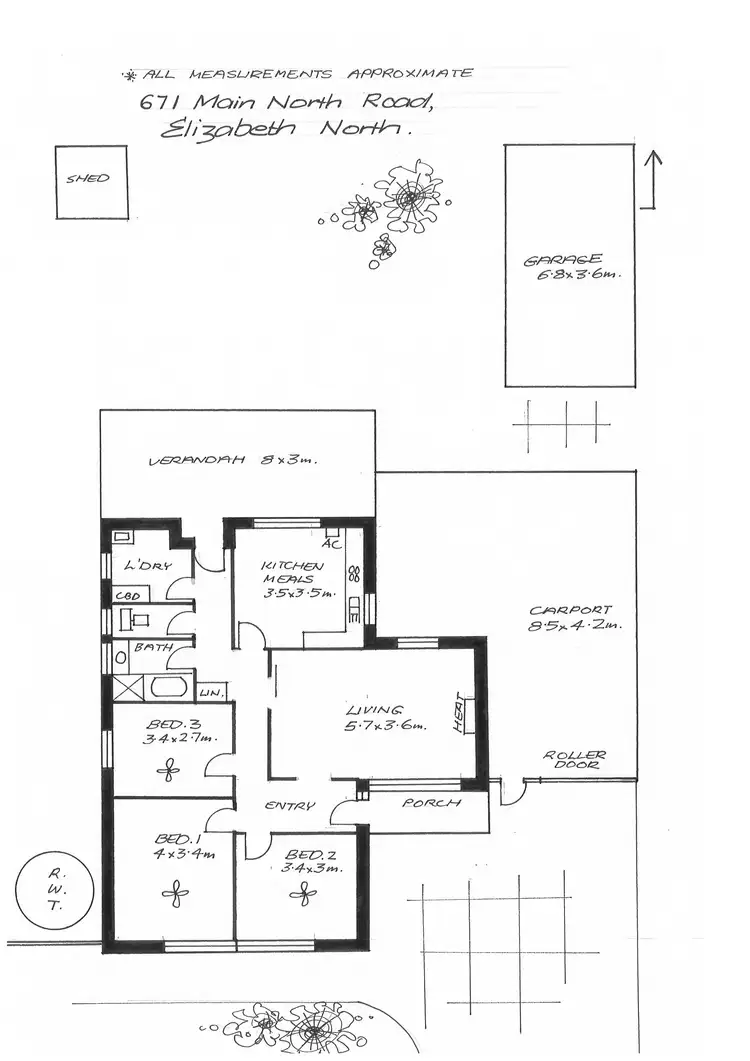 Floorplan of Homely house listing, 671 Main North Road, Elizabeth North SA 5113