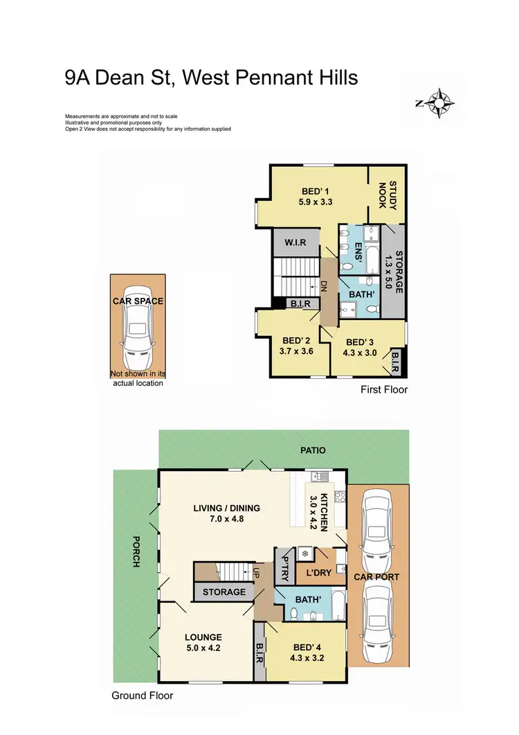 Floorplan of Homely house listing, 9a Dean Street, West Pennant Hills NSW 2125