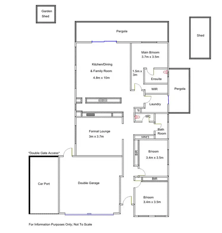 Floorplan of Homely house listing, 10 Moran Street, Benalla VIC 3672