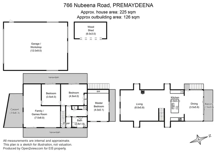 Floorplan of Homely house listing, 766 Nubeena Road, Premaydena TAS 7185