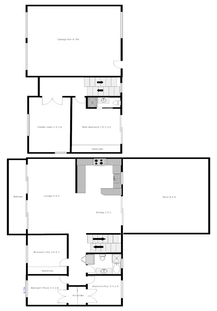 Floorplan of Homely house listing, 10 Canobolas Place, Port Macquarie NSW 2444