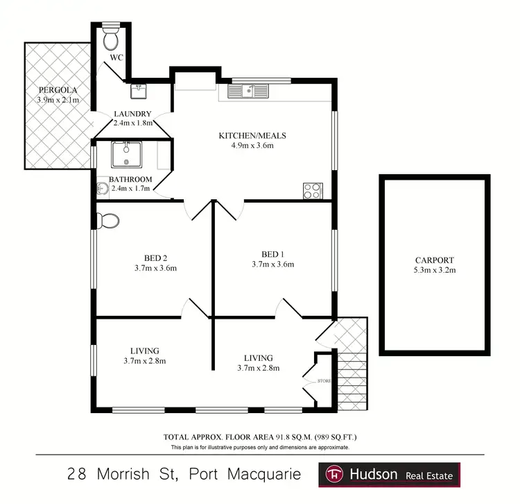 Floorplan of Homely house listing, 28 Morrish Street, Port Macquarie NSW 2444