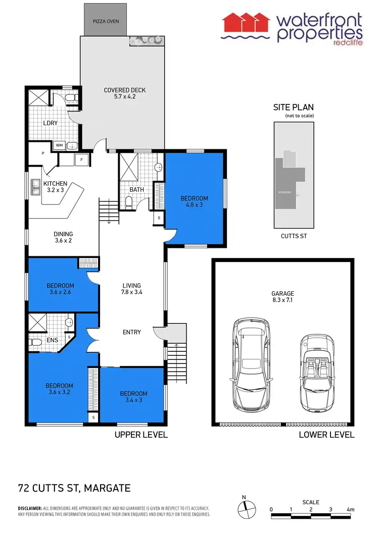 Floorplan of Homely house listing, 72 Cutts Street, Margate QLD 4019