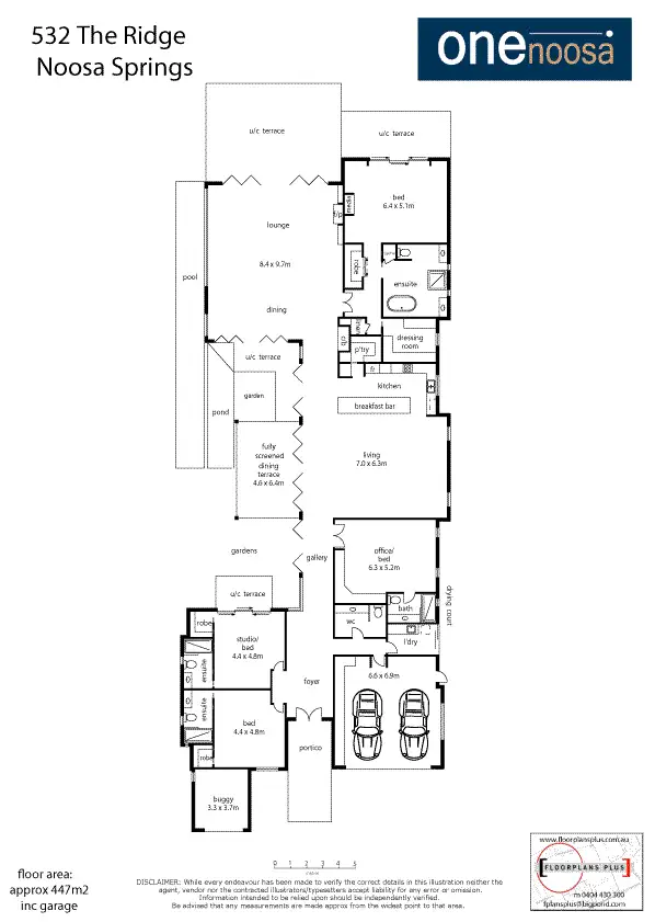Floorplan of Homely house listing, 532 Noosa Springs Drive, Noosa Springs QLD 4567