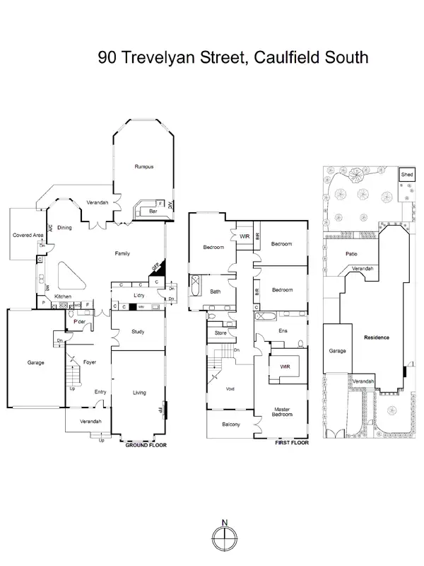 Floorplan of Homely house listing, 90 Trevelyan Street, Caulfield South VIC 3162