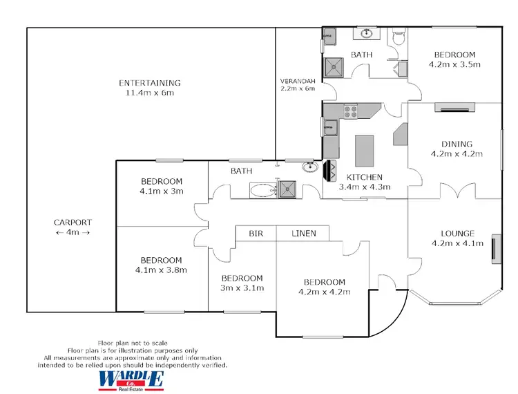 Floorplan of Homely house listing, 38 Tinline Road, Murray Town SA 5481