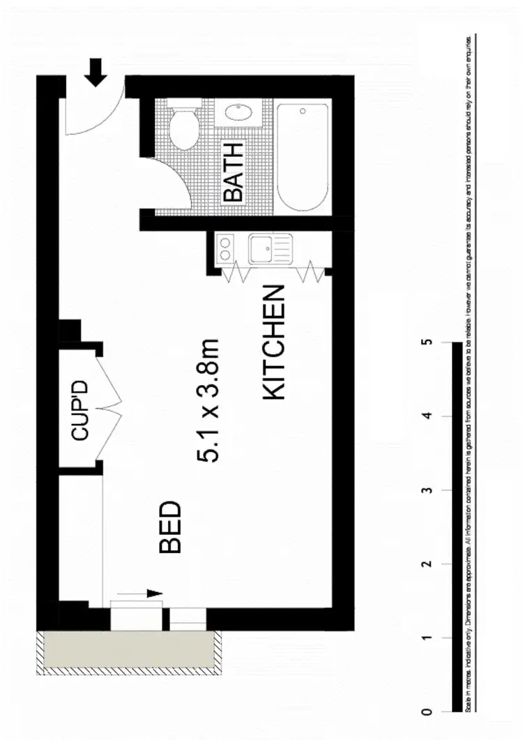 Floorplan of Homely unit listing, 33 Bayswater Road, Potts Point NSW 2011