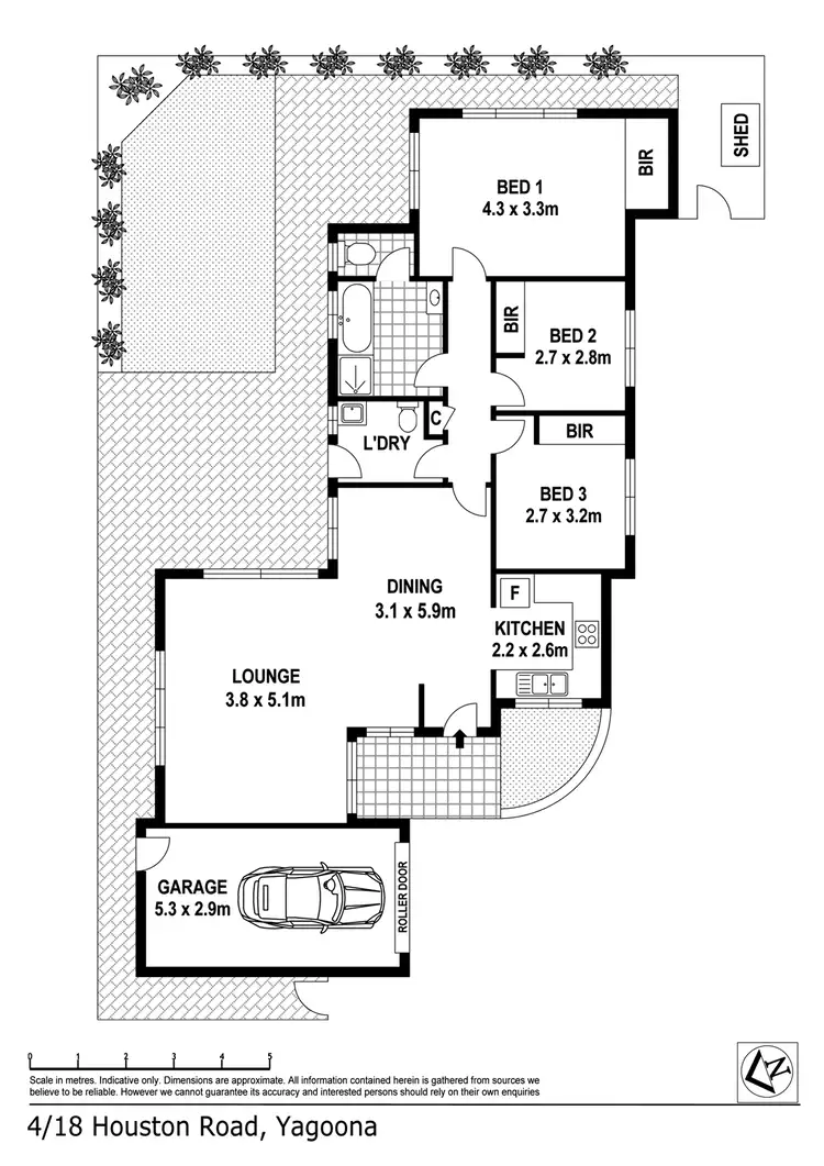 Floorplan of Homely villa listing, 4/18 Houston Road, Yagoona NSW 2199