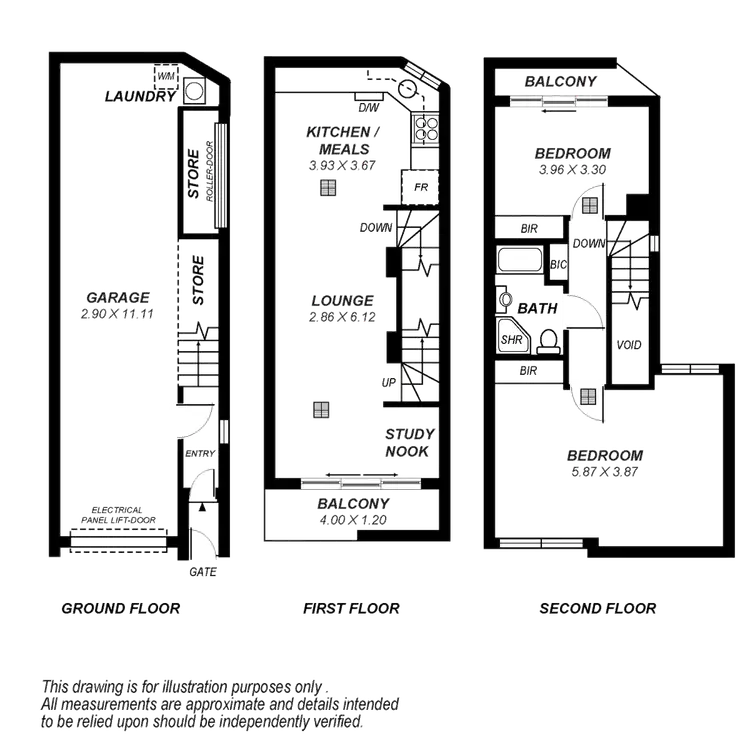 Floorplan of Homely unit listing, 26 Symonds Place, Adelaide SA 5000