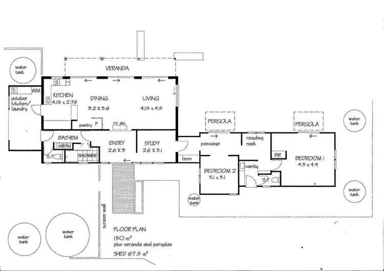 Floorplan of Homely rural property listing, 197 Wartook Rise, Wartook VIC 3401