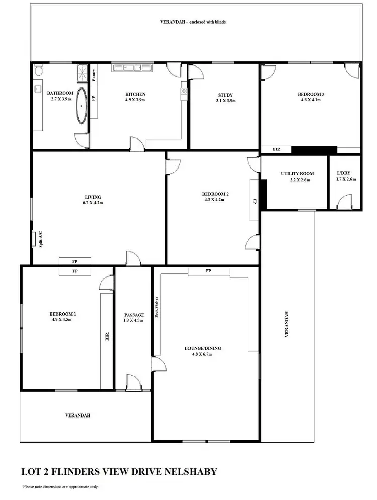 Floorplan of Homely rural property listing, L2 Flinders View Drive, Nelshaby SA 5540