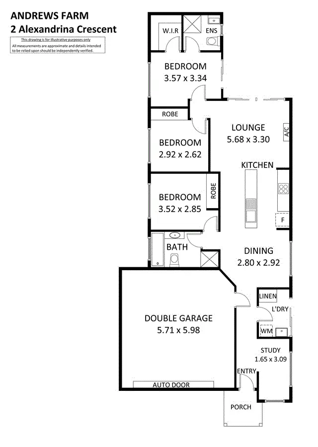 Floorplan of Homely house listing, 2 Alexandrina Crescent, Andrews Farm SA 5114