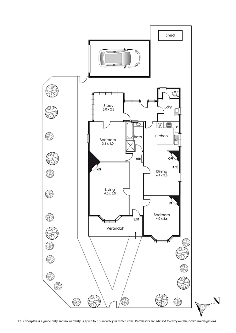 Floorplan of Homely house listing, 505 Kooyong Road, Elsternwick VIC 3185