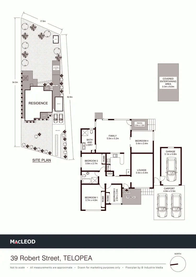 Floorplan of Homely house listing, 39 Robert Street, Telopea NSW 2117