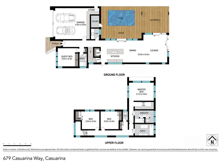 Floorplan of Homely house listing, 679 Casuarina Way, Casuarina NSW 2487