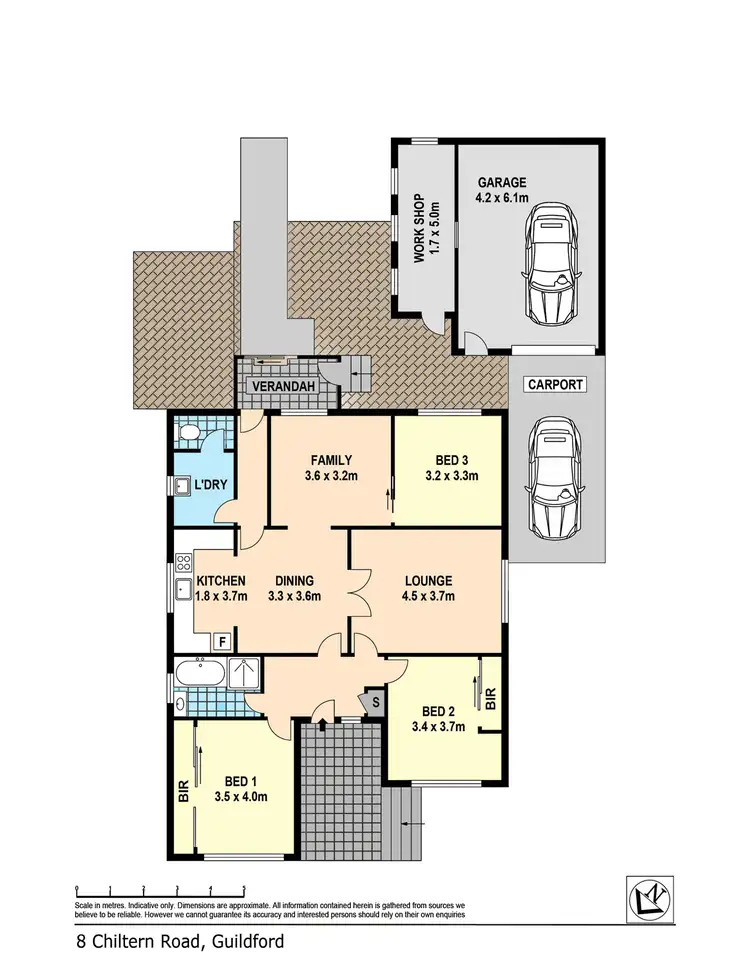 Floorplan of Homely house listing, 8 Chiltern Road, Guildford NSW 2161