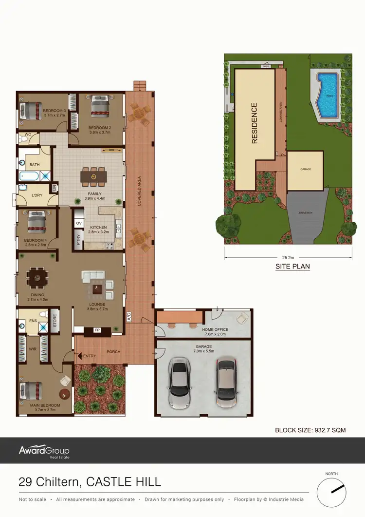 Floorplan of Homely house listing, 29 Chiltern Crescent, Castle Hill NSW 2154