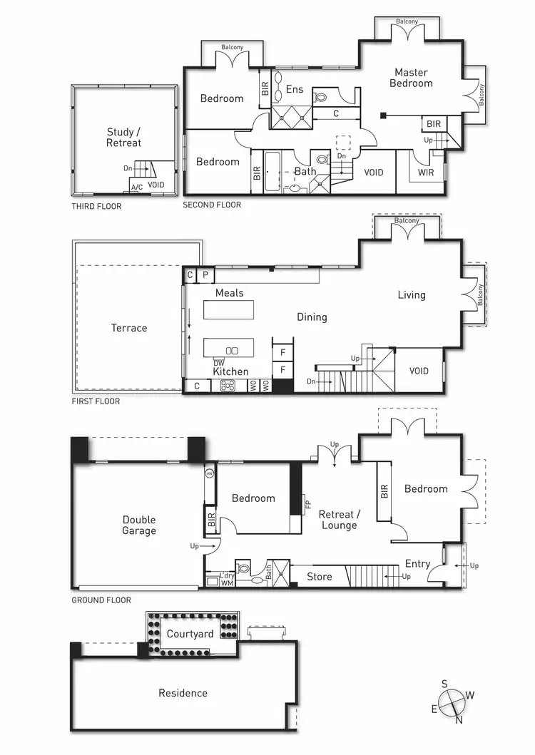 Floorplan of Homely house listing, 10 Beacon Vista, Port Melbourne VIC 3207