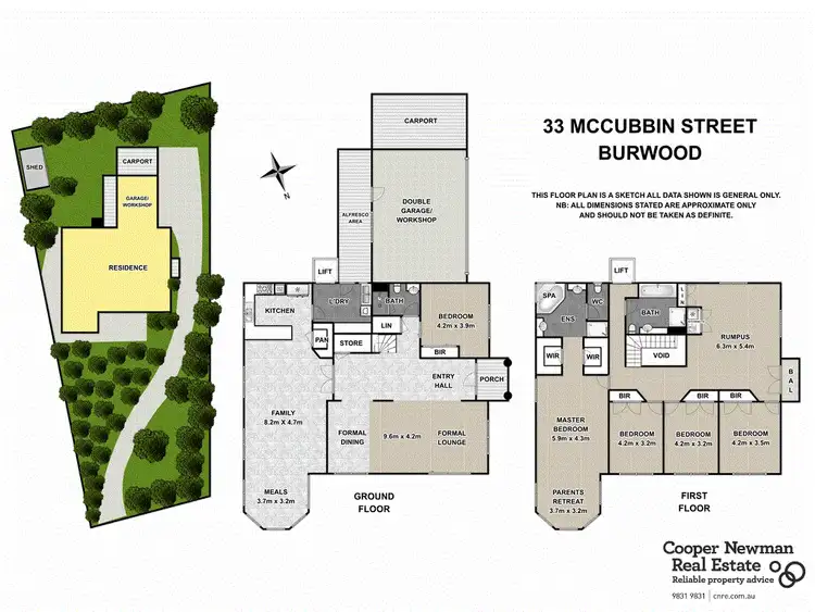 Floorplan of Homely house listing, 33 McCubbin Street, Burwood VIC 3125