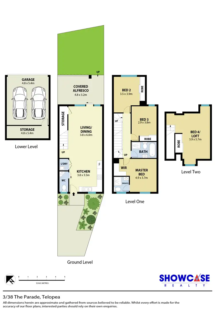Floorplan of Homely townhouse listing, 3/38 The Parade, Telopea NSW 2117