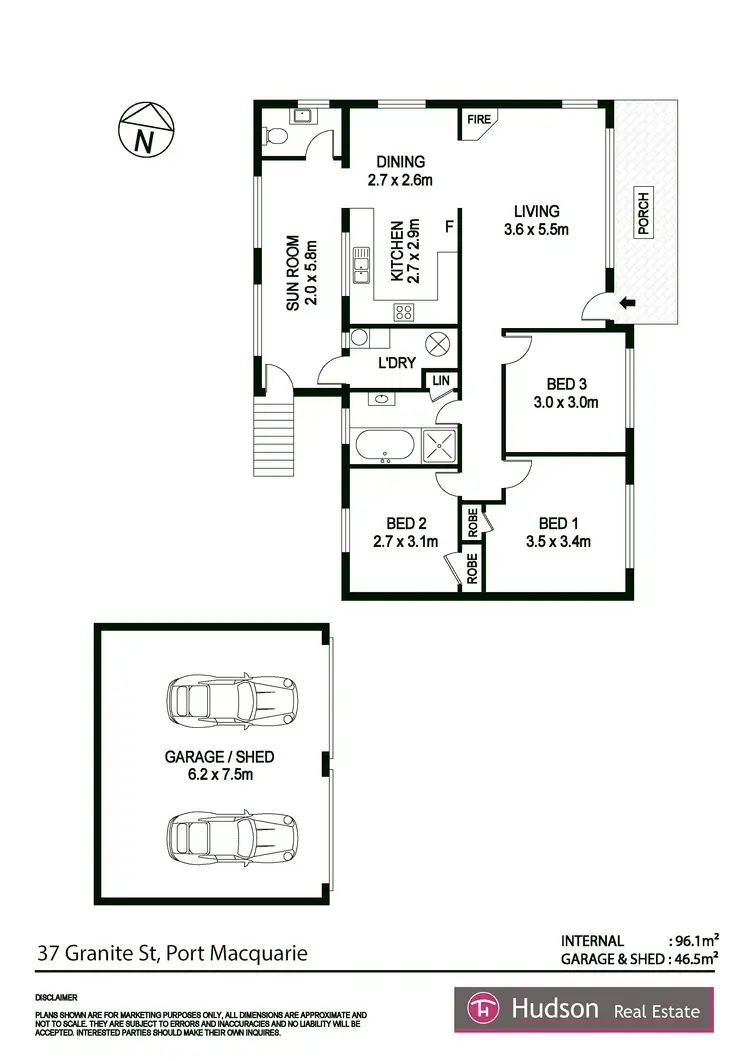 Floorplan of Homely house listing, 37 Granite St, Port Macquarie NSW 2444