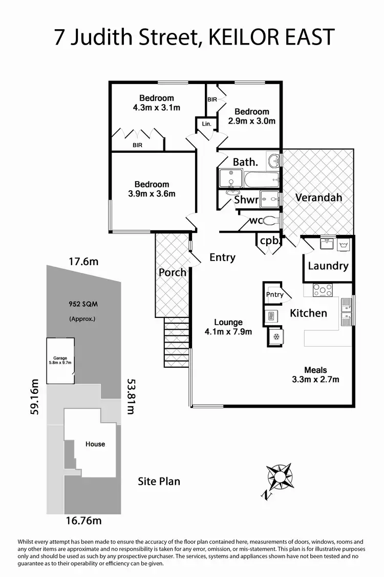 Floorplan of Homely house listing, 7 Judith Street, Keilor East VIC 3033