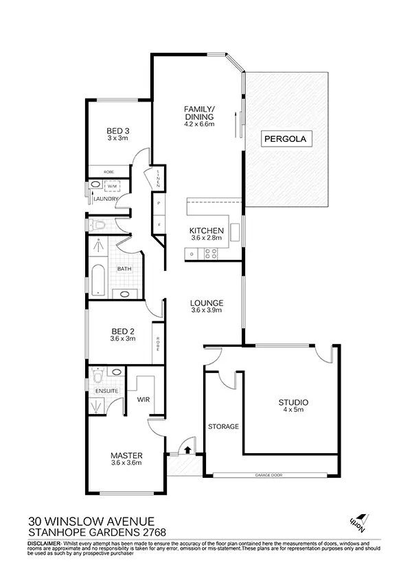 Floorplan of Homely house listing, 30 Winslow Avenue, Stanhope Gardens NSW 2768