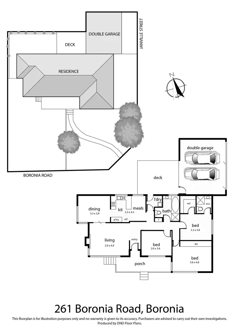Floorplan of Homely house listing, 261 Boronia Road, Boronia VIC 3155