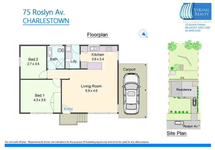 Floorplan of Homely house listing, 75 Roslyn Avenue, Charlestown NSW 2290