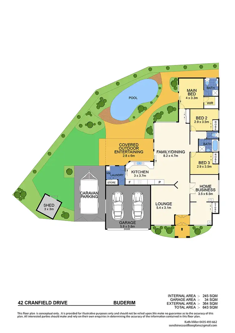 Floorplan of Homely house listing, 42 Cranfield Drive, Buderim QLD 4556