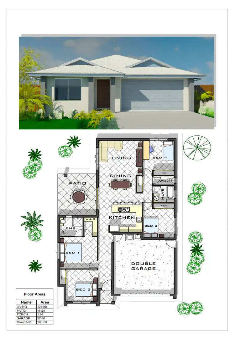 Floorplan of Homely land listing, 264 Kelso Drive, Kelso QLD 4815