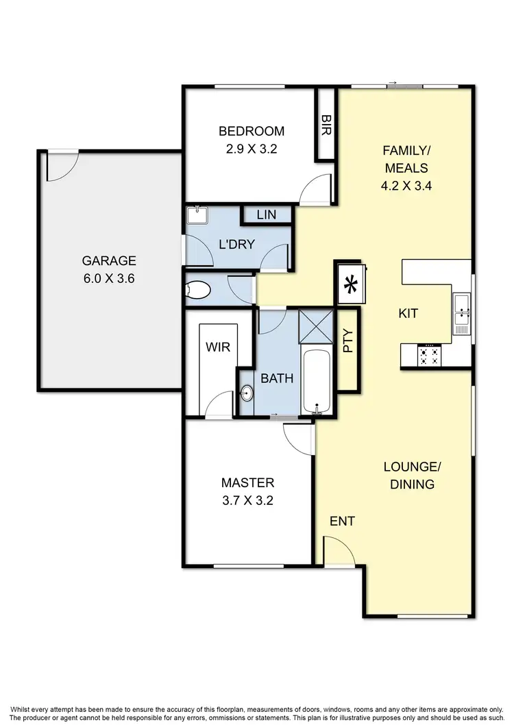 Floorplan of Homely unit listing, 9/11 Coco Parade, Skye VIC 3977