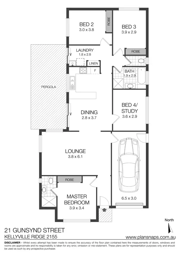 Floorplan of Homely house listing, Address available on request