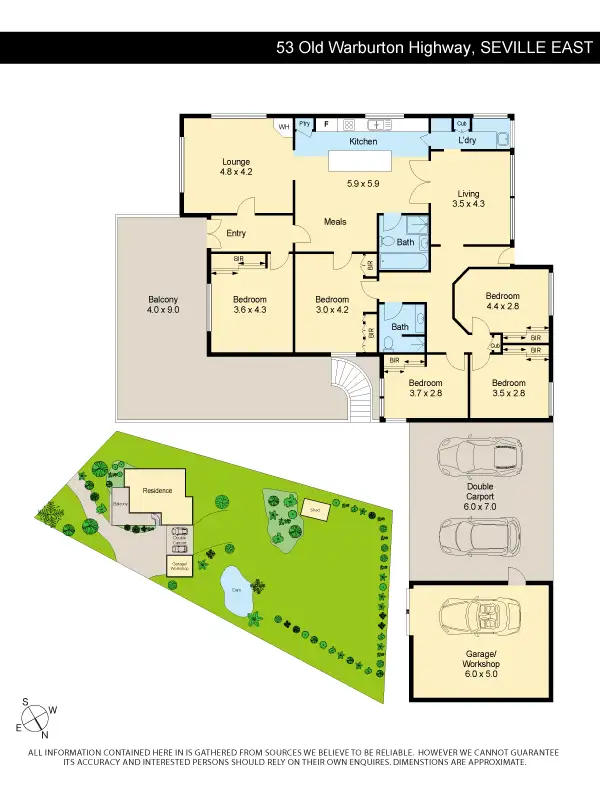 Floorplan of Homely house listing, 53 Old Warburton Highway, Seville East VIC 3139