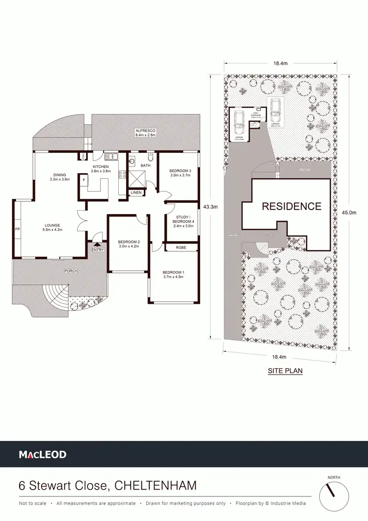 Floorplan of Homely house listing, 6 Stewart Close, Cheltenham NSW 2119