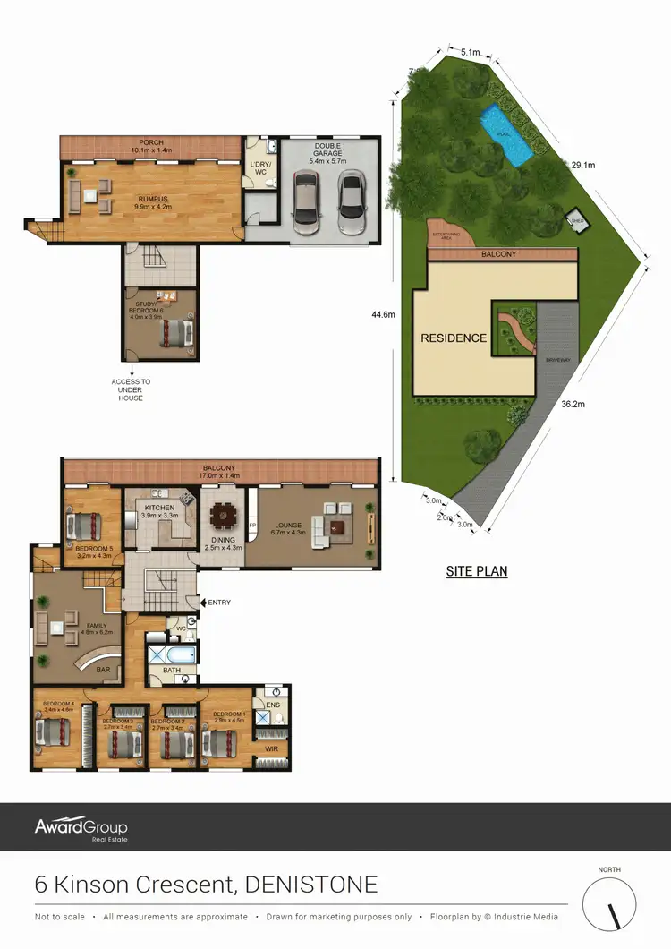 Floorplan of Homely house listing, 6 Kinson Crescent, Denistone NSW 2114