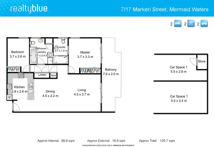 Floorplan of Homely unit listing, 7/17 Markeri Street, Mermaid Beach QLD 4218
