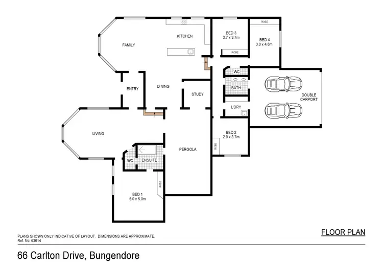 Floorplan of Homely rural property listing, 66 Carlton Drive, Bungendore NSW 2621