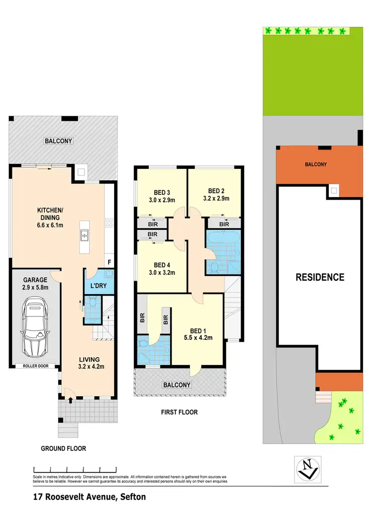 Floorplan of Homely semi-detached listing, 17 Roosevelt Street, Sefton NSW 2162